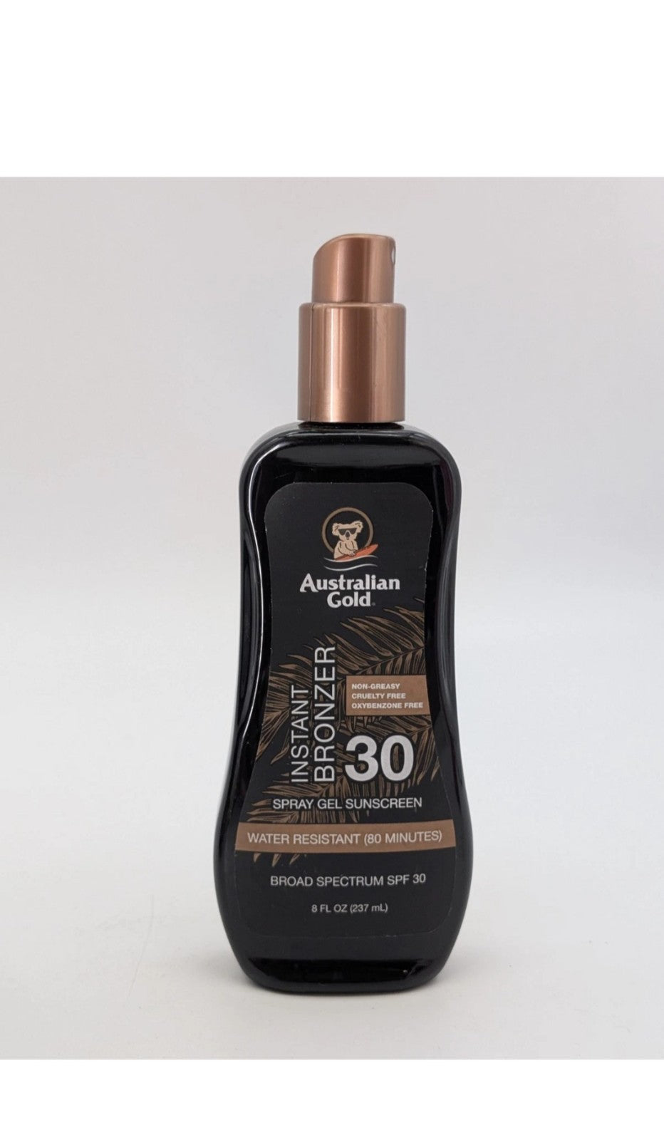 SPF 30 Sunscreen Spray Gel with Bronzer - 8 oz. Sun Protection
