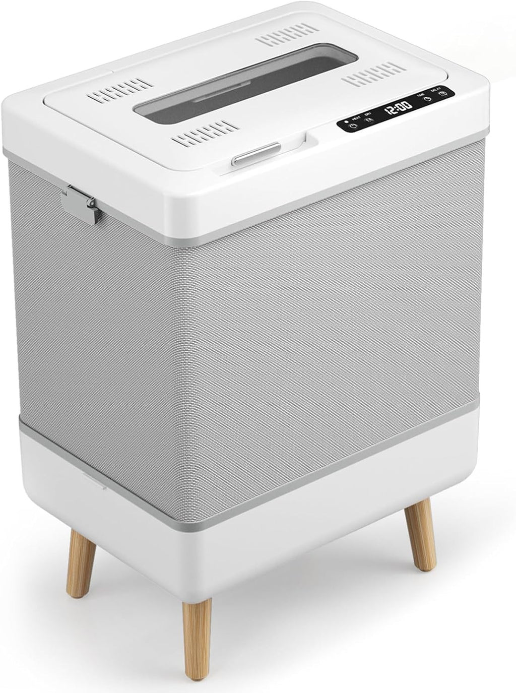 35L Foldable Towel Warmer with Viewing Window - Bathroom Heater, Safety Certified