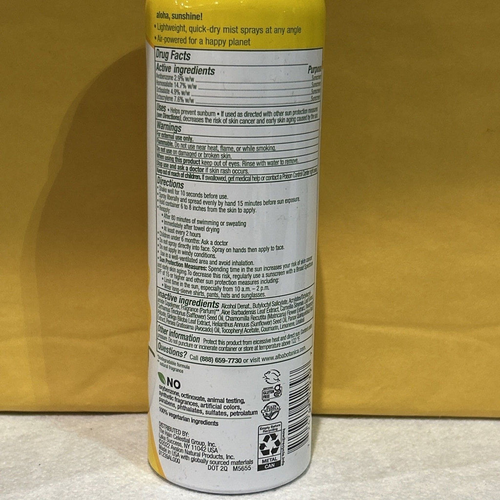 Hawaiian Coconut Sunscreen Spray SPF 30 Broad Spectrum 2-Pack, Reef Friendly, Water-Resistant