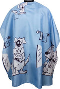 Kids Hair Cutting Cape for Barbers and Stylists - Light Blue