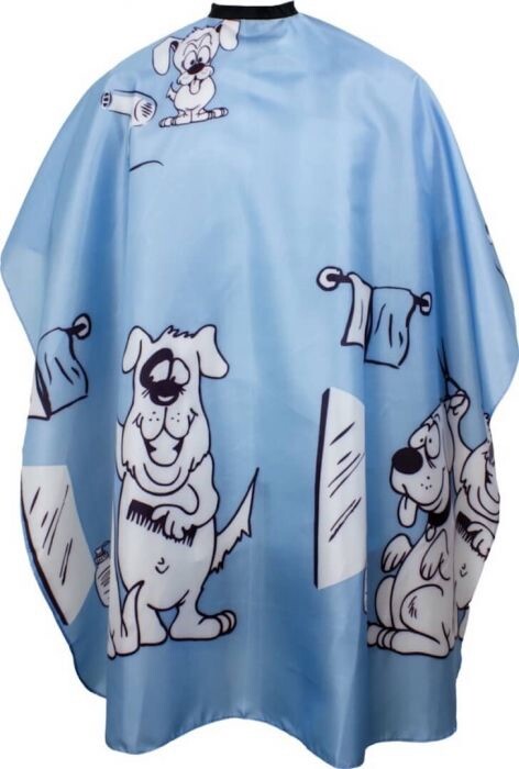 Kids Hair Cutting Cape for Barbers and Stylists - Light Blue