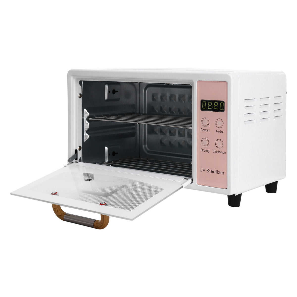 Tabletop Nail Tool Sterilizer and Dryer Box 160W for Nail Care Hygiene