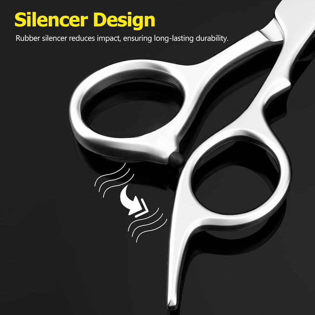 Professional Hair Thinning Scissors 6 Inch Stainless Steel Barber Shears Tension Adjustable