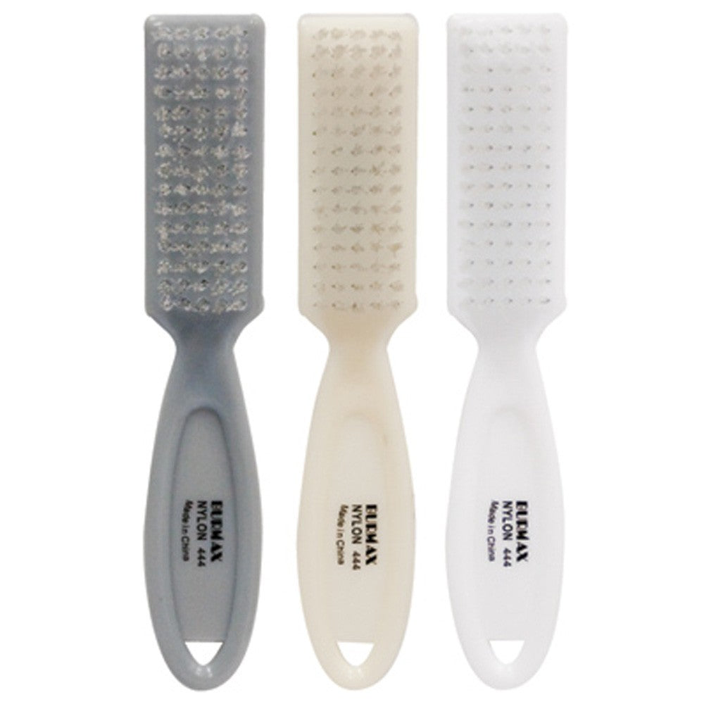 Manicure Nail Brush Set - Hard Bristle 3 Piece with Random Colors