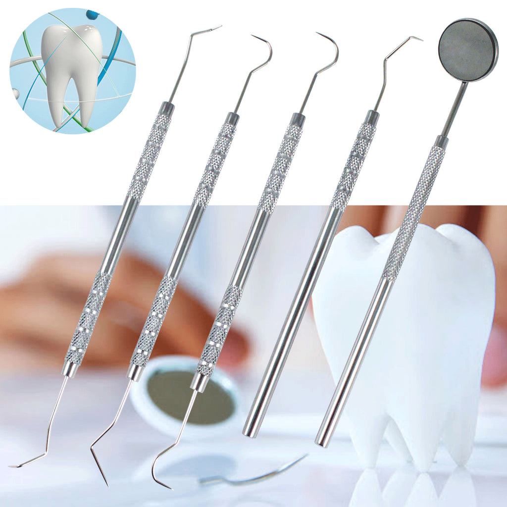 Dental Tooth Cleaning Kit for Plaque and Tartar Removal - Professional Oral Care Tools