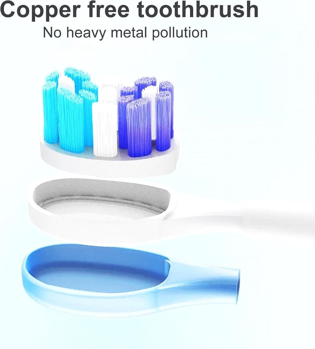 Replacement Toothbrush Heads for AquaSonic Vibe - Gentle on Gums, 6 Pack