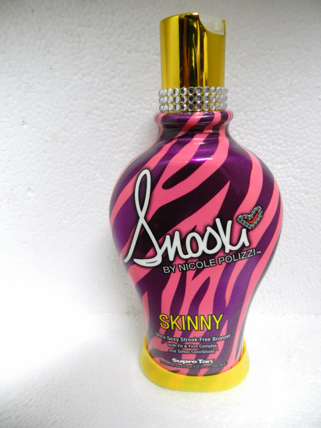 Streak-Free Bronzer Tanning Lotion with Firming & Tattoo Protection - 12 oz