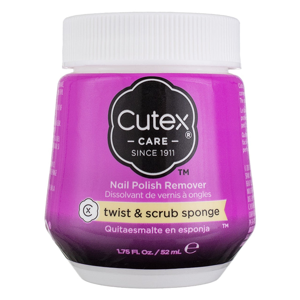 Cutex Twist & Scrub Nail Polish Remover Jar 2 fl oz - Nourishing & Scented