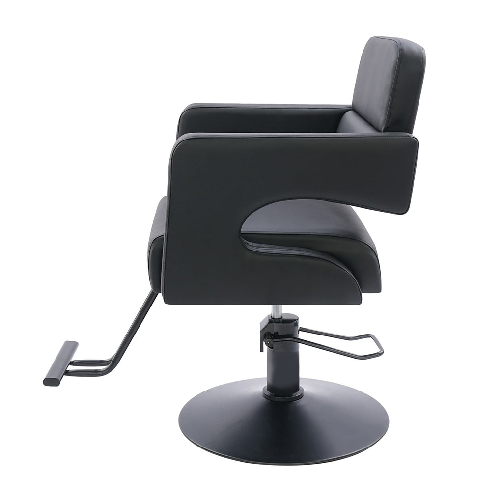 Hydraulic Salon & Barber Chair with 360° Adjustable Seat and Backrest