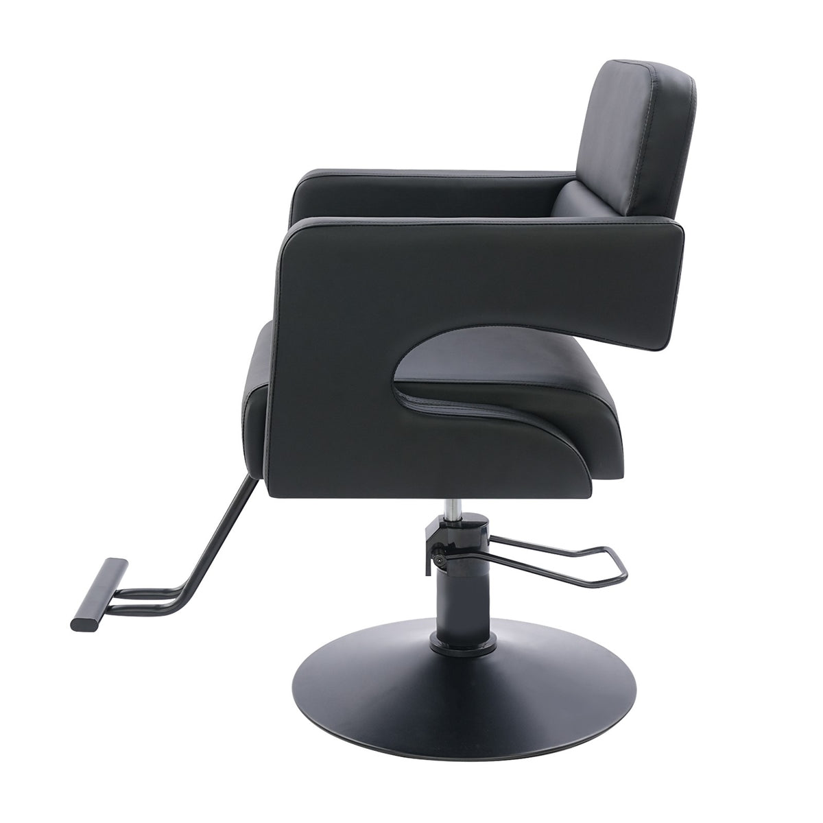 Hydraulic Salon & Barber Chair with 360° Adjustable Seat and Backrest