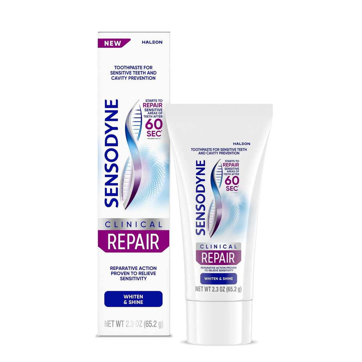 Sensodyne Whitening & Repair Toothpaste for Sensitive Teeth 2.3 oz