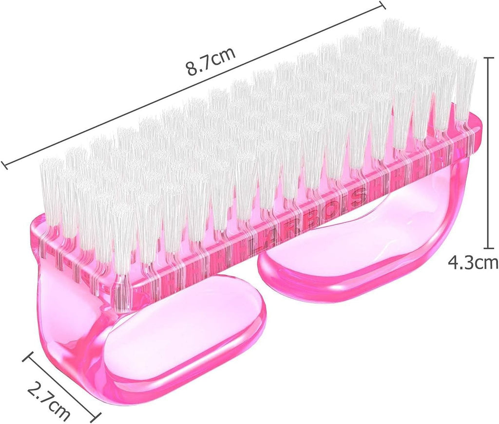 Nail Brush Set - Compact & Durable Personal Care Tool, Assorted Colors