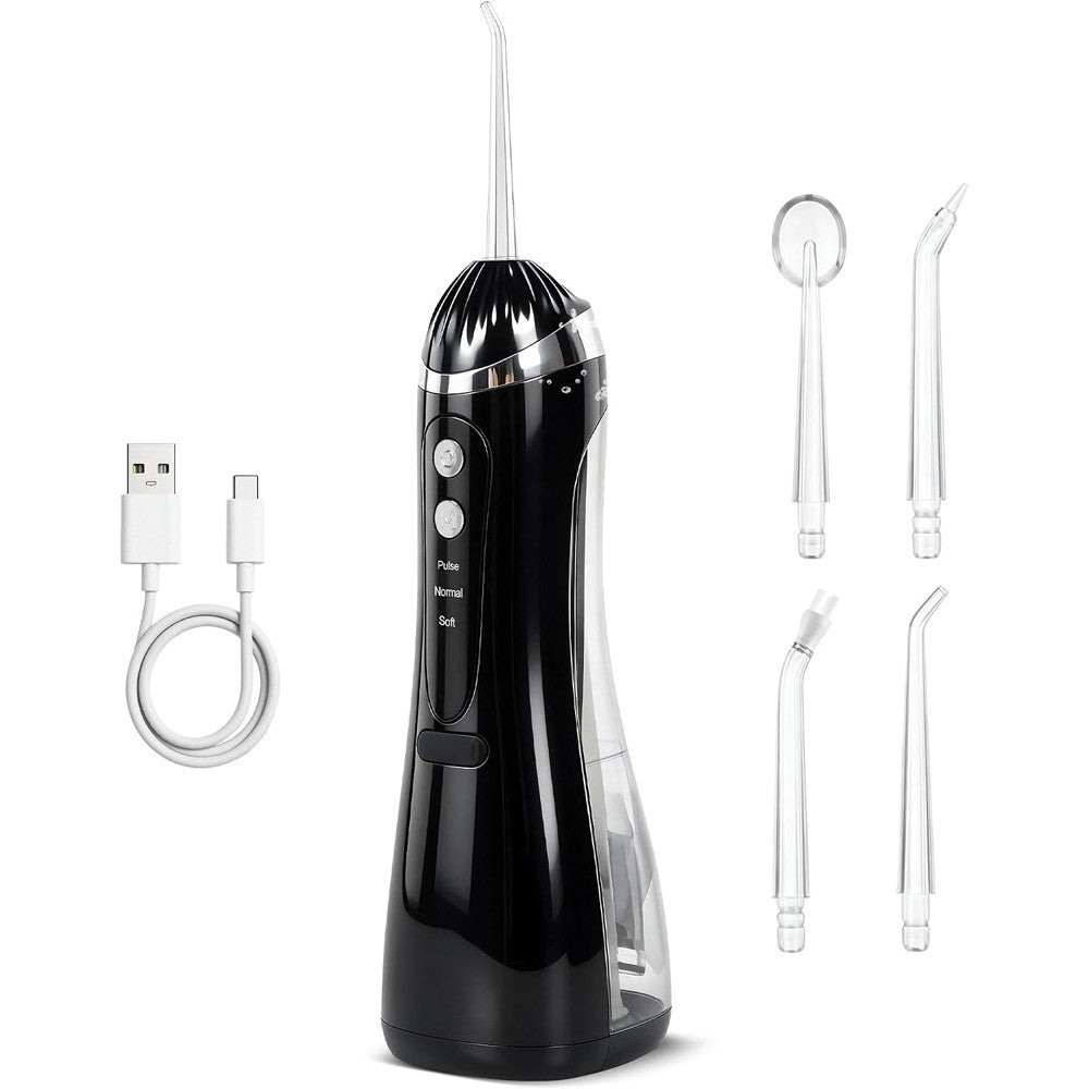 Cordless Water Flosser Dental Oral Irrigator 200ML 3 Modes for Deep Cleaning