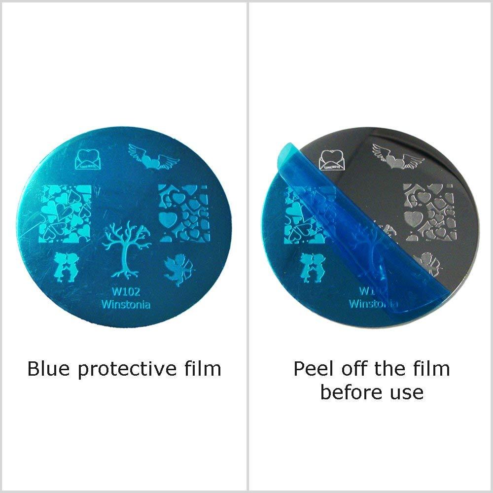 Nail Art Stamping Plates Set - Reusable Design Image Sheets for DIY Manicure