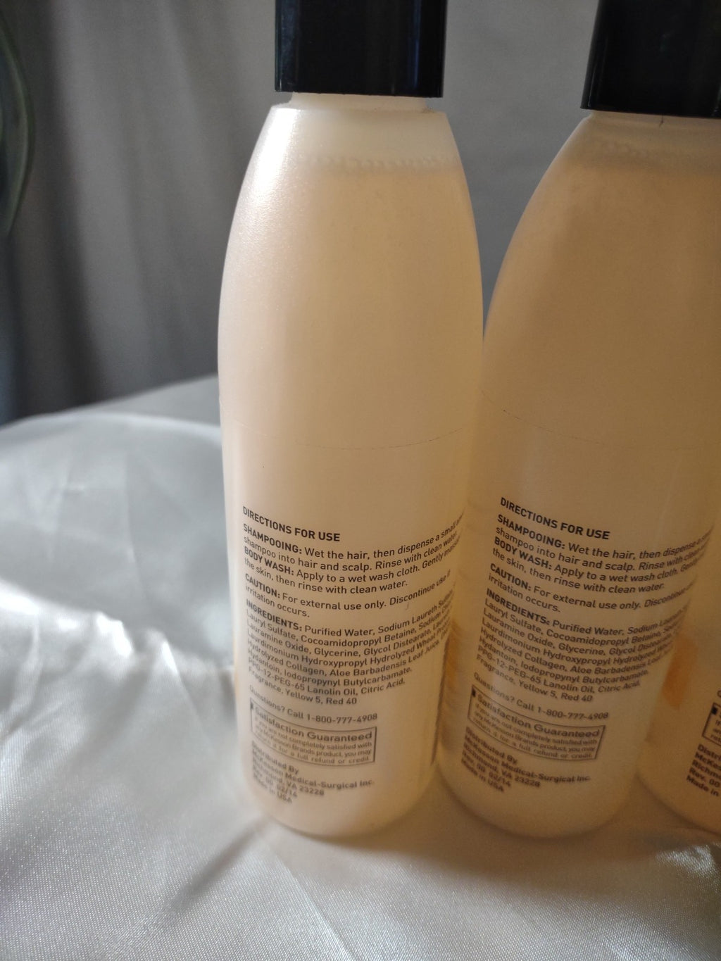 Apricot Scent Body Wash & Shampoo Set - 8 oz, Pack of 3