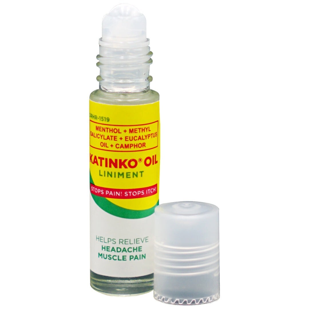 Katinko Oil Liniment Rollerball Applicator 10ml Pack of 3 - Pain Relief Oil