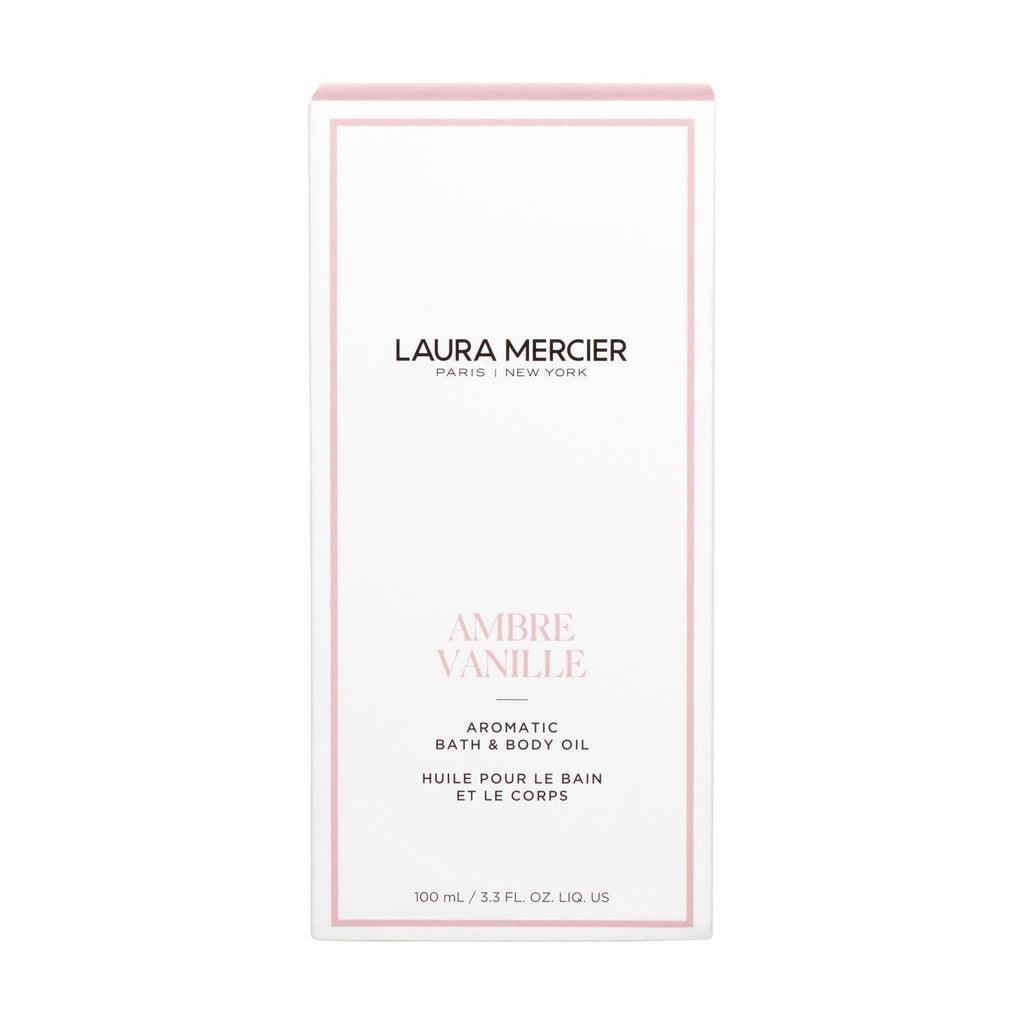 Aromatic Bath & Body Oil - Nourishing Vanilla Amber Scent - 3.3 Oz