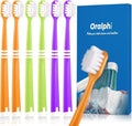 Extra Soft Toothbrush for Sensitive Gums, Wide Head & Gentle Bristles