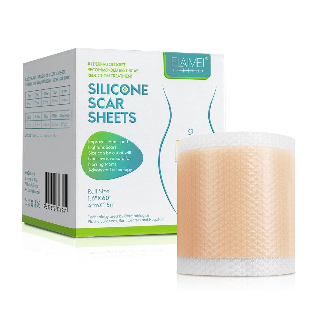 Silicone Scar Removal Tape for Hypertrophic & Keloid Scars - 1.6" x 60-150"