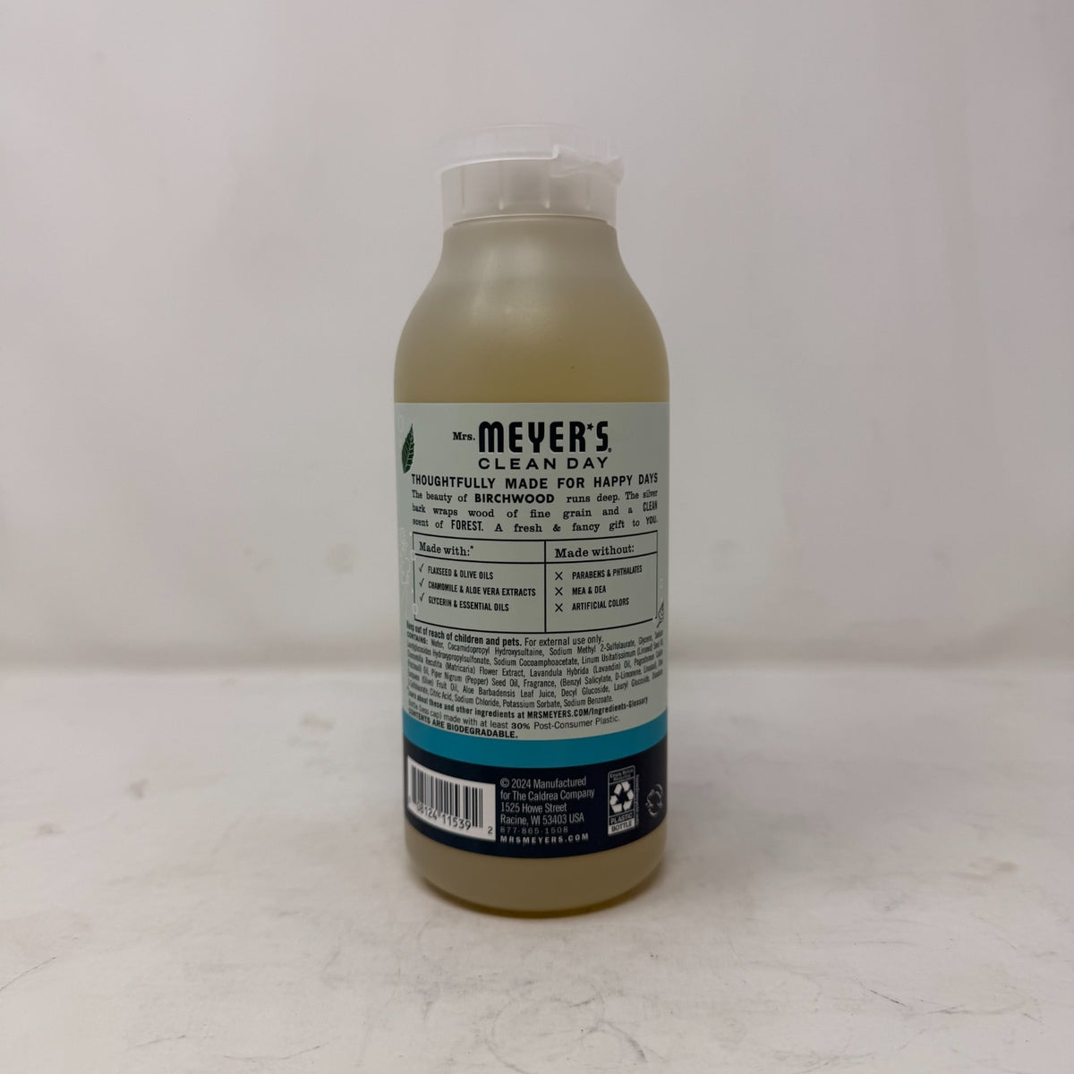 Mrs. Meyer's Aromatherapeutic Body Wash Birchwood 16oz - 6 Pack