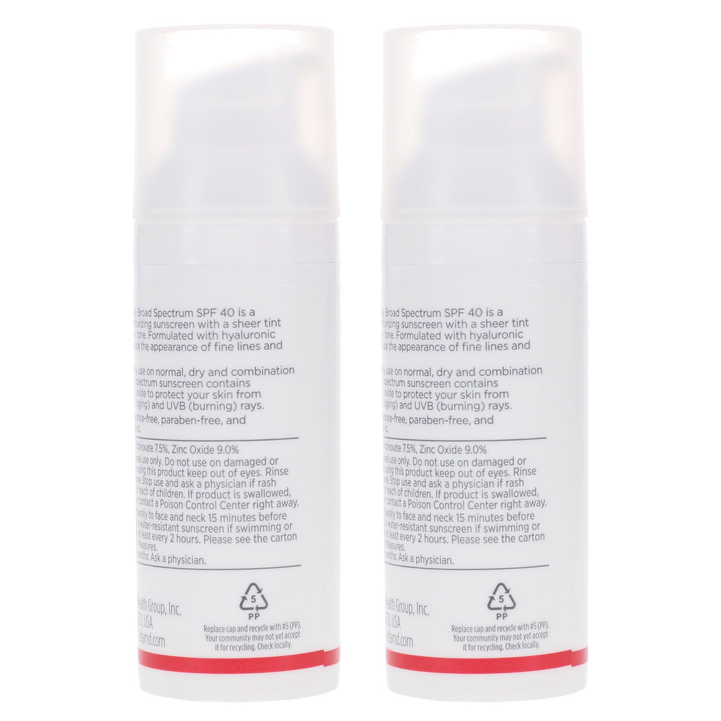 EltaMD UV Daily Broad Spectrum SPF 40 Tinted Face Sunscreen 1.7 oz - 2 Pack