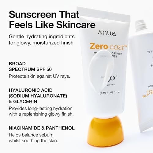SPF 50 Sunscreen Hydrating Lightweight Face Sunscreen 1.69 fl oz