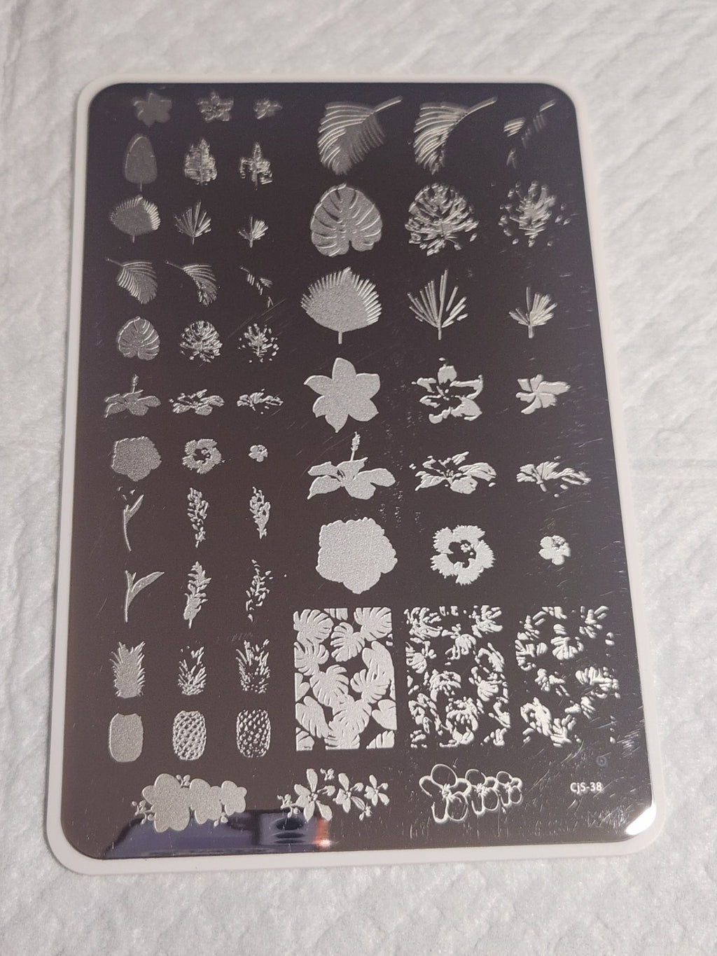 Clear Jelly Stamper Nail Stamping Plate CJS-38 for Nail Art