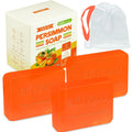 Natural Persimmon Body Soap for Odor Control - Organic Deodorant Bar Set
