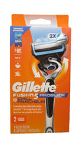 Gillette Fusion5 Proglide Chill Men's Razor Handle + 2 Cartridges NIB