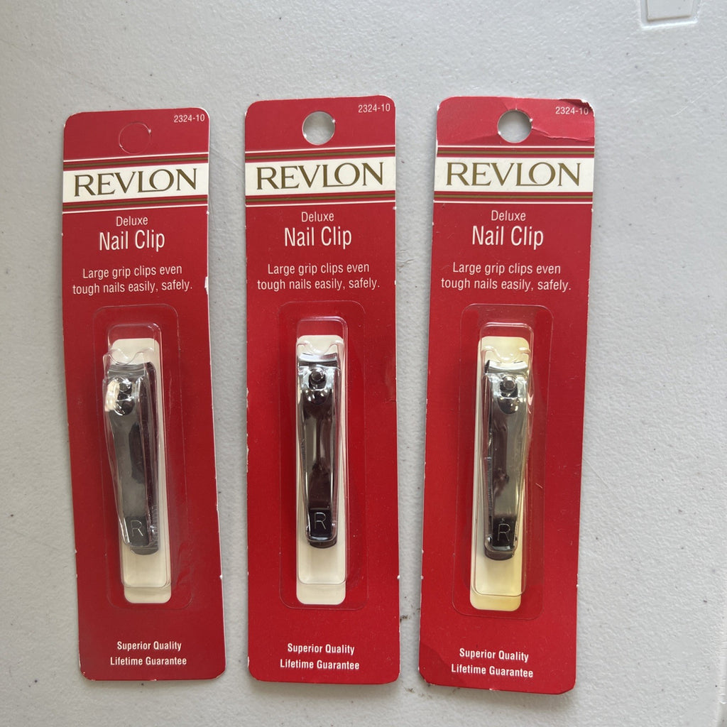 Vintage Revlon Nail Clipper Set - 3 Pcs, Discontinued 90s Korean Made