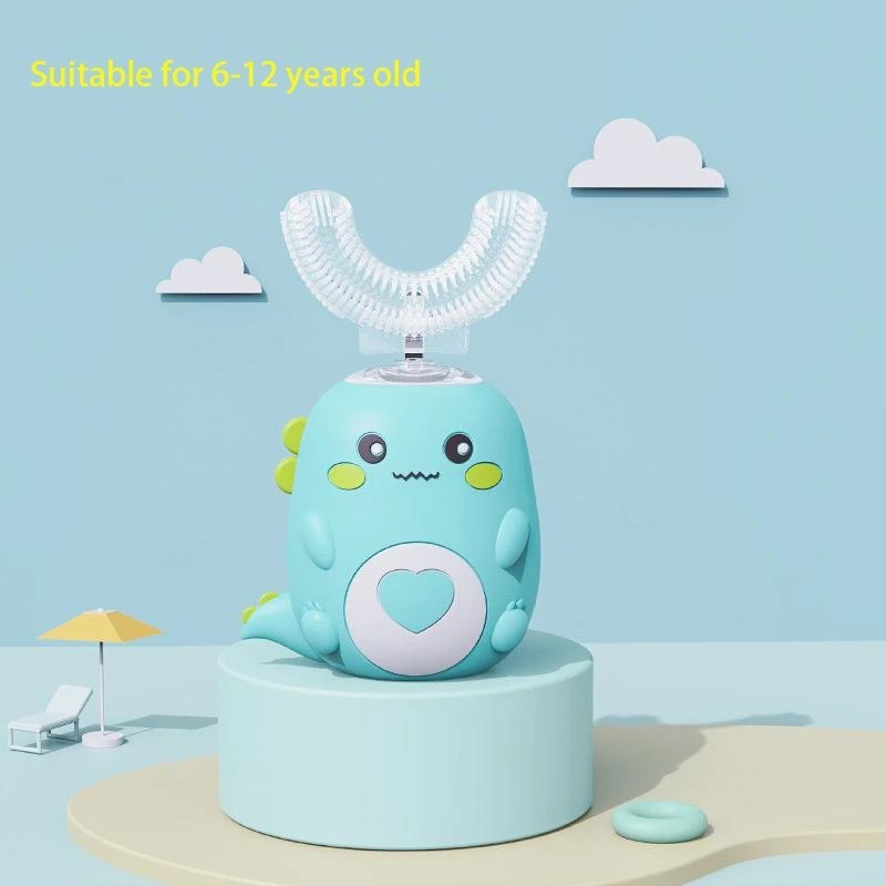 Children's U-Shaped Electric Toothbrush for Kids 360° Silicone & 2-6 Years