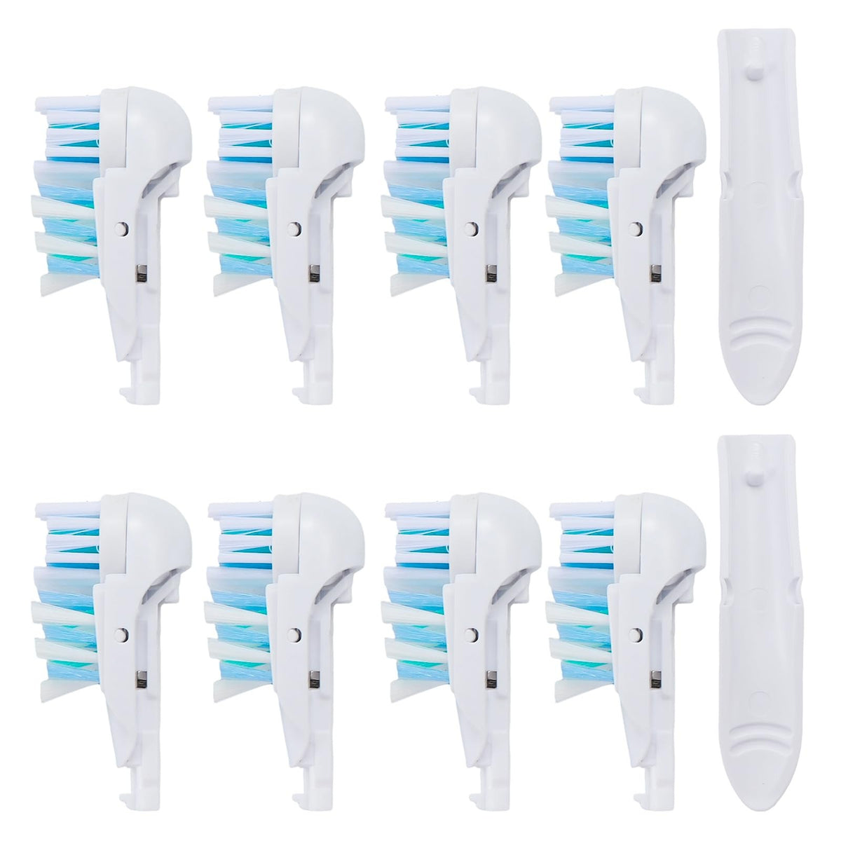 Electric Toothbrush Replacement Heads 8 Pack Soft Bristles Compatible with Oral-B