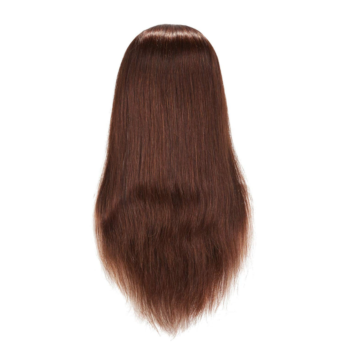 Training Head for Hair Styling Practice 20-22 Inch Human Hair Brown