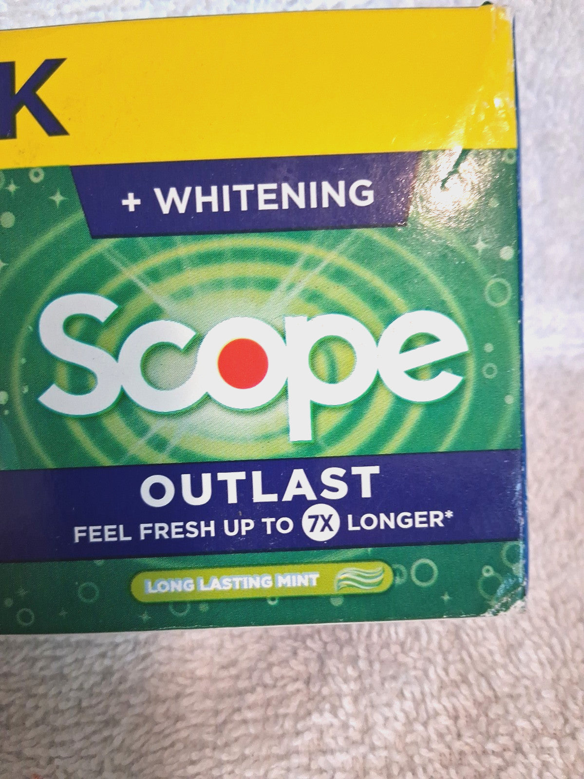 Crest Outlast Whitening Toothpaste Mint 2 x 5.4oz - Dental Oral Care