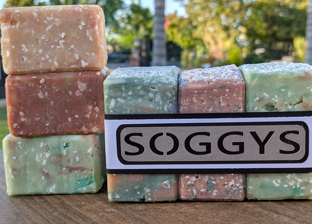Handmade Reclaimed Soap 3-Bar Set Assorted Natural Tallow & Herbal Blend