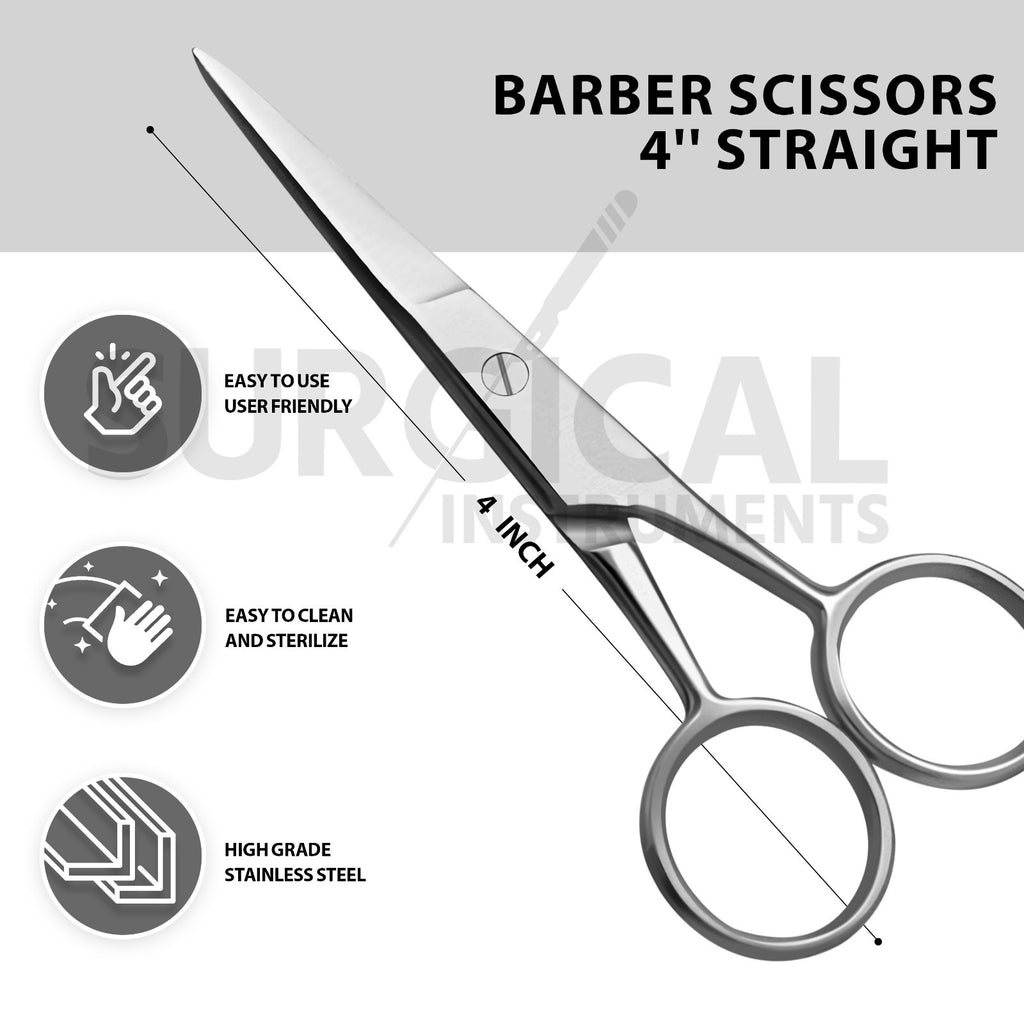 24 Pcs Professional Hair Cutting Scissors 4 inch Stainless Steel Barber Shears