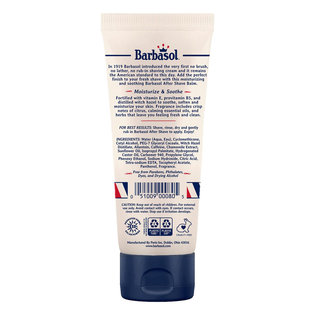 Men's After Shave Balm Post Shave Moisturizer 3 Oz Soothing Skin Care