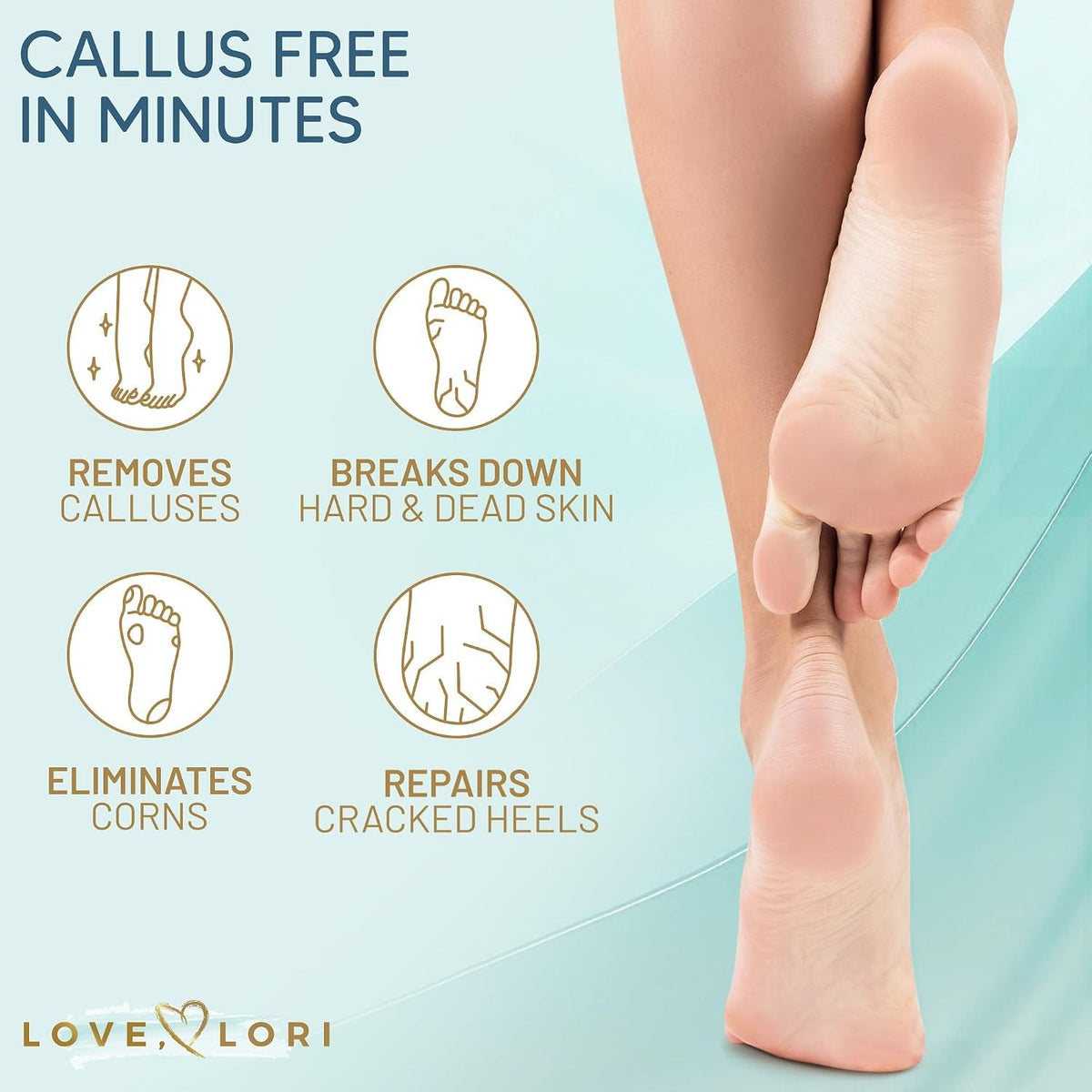 Extra Strength Foot Callus Remover Gel for Smooth Feet – 6Oz