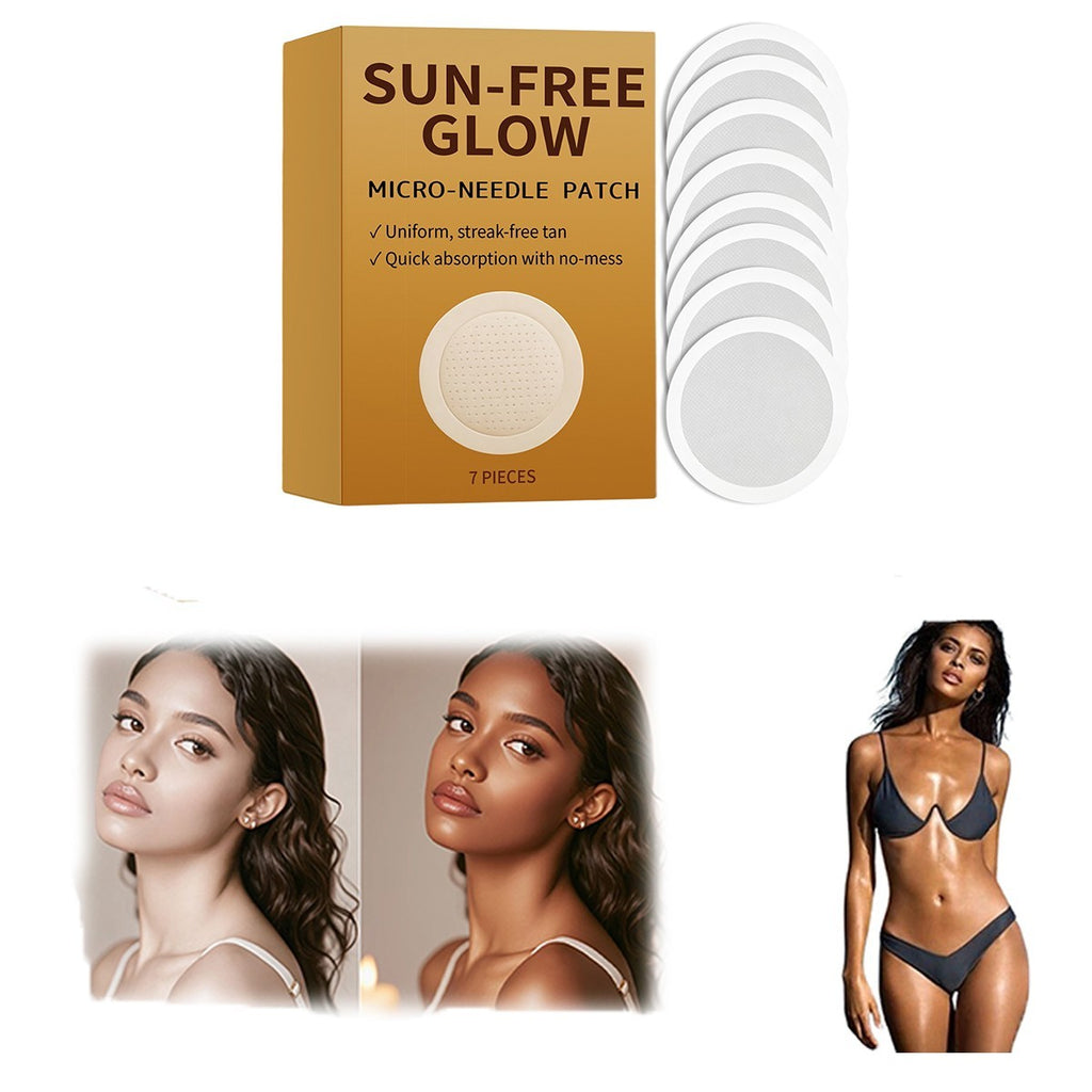 Unisex Sunless Tanning Patches - Microneedle Body & Face Bronzing Stick