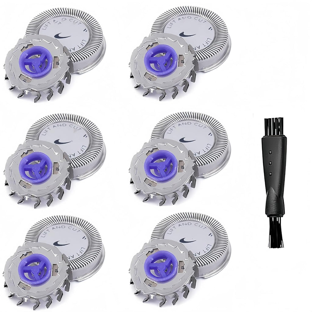 Replacement Shaver Heads for Philips Norelco HQ56 Series - 6 Pack