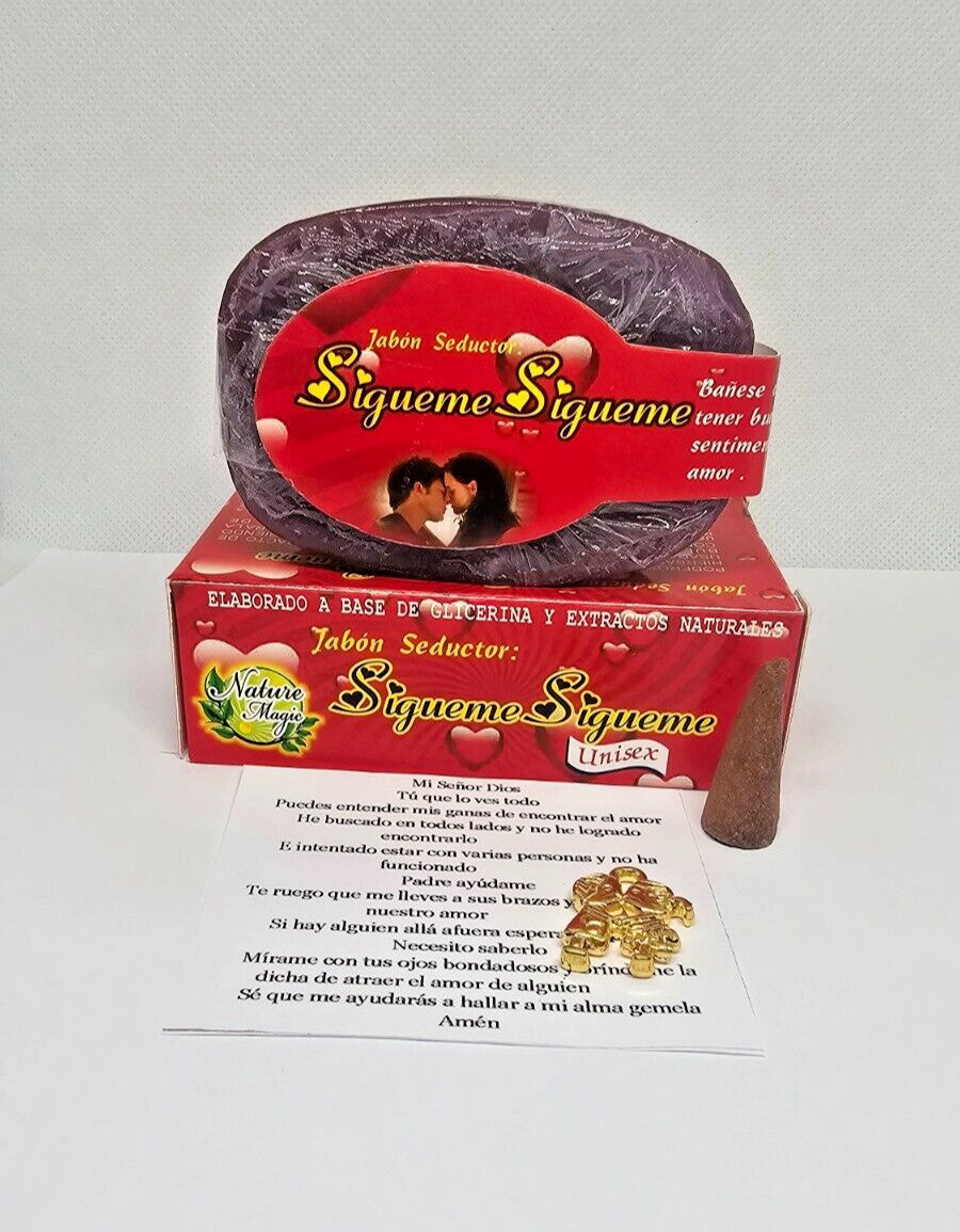 Follow Me Pheromone Soap for Attraction & Relationship Rejuvenation - Artesania Peru