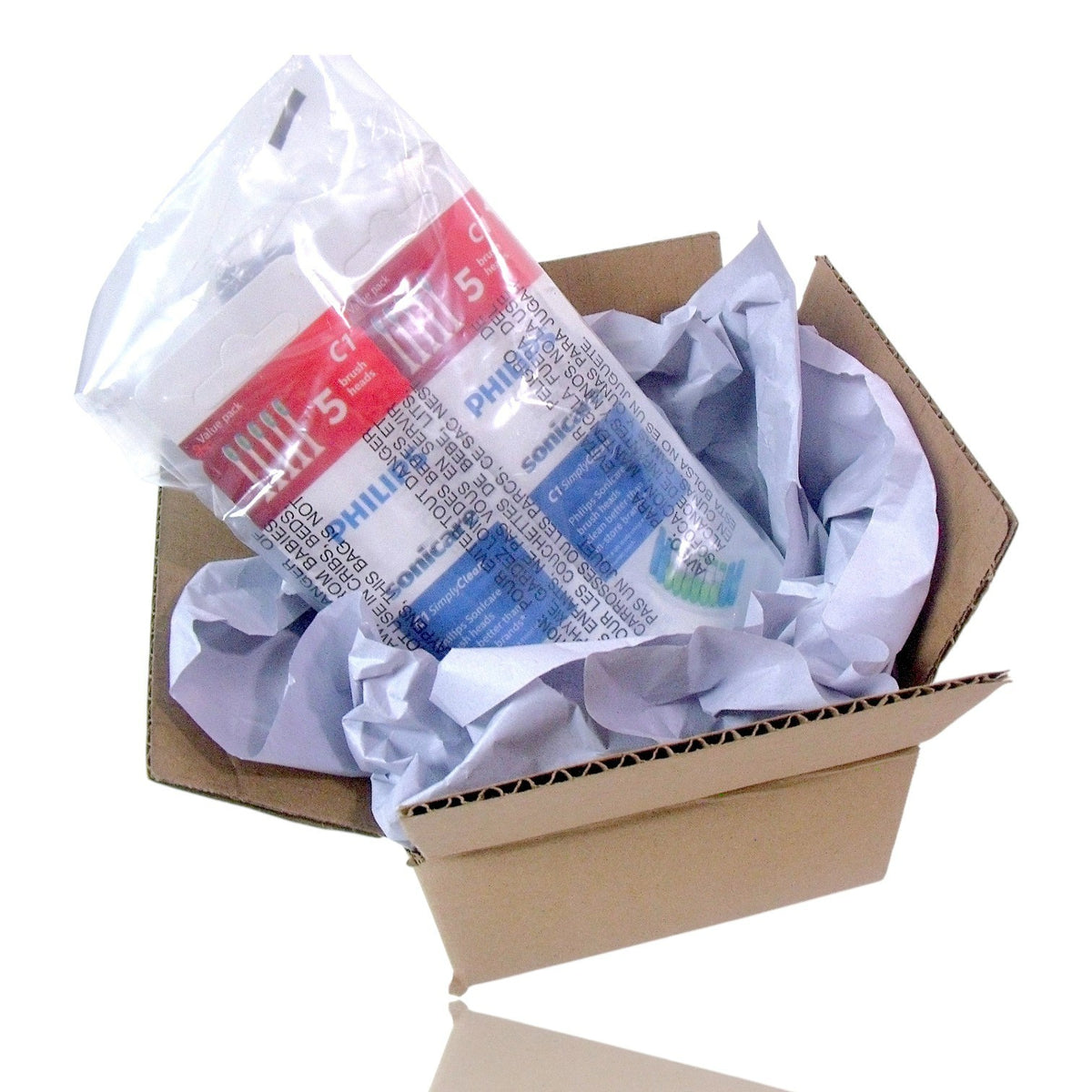 10-Pack Soft Replacement Toothbrush Heads for Sonicare HX6015/03