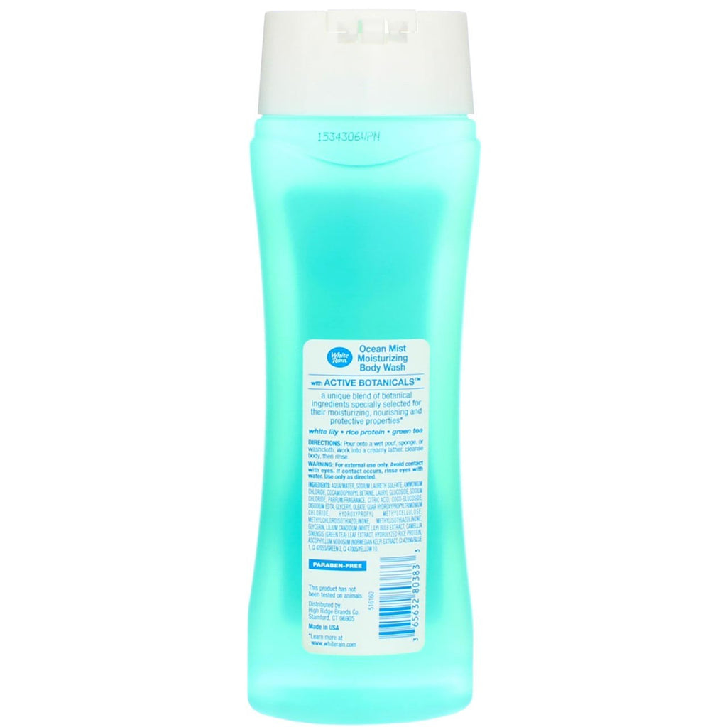 White Rain Ocean Mist Body Wash - 12 Oz, Moisturizing & Invigorating