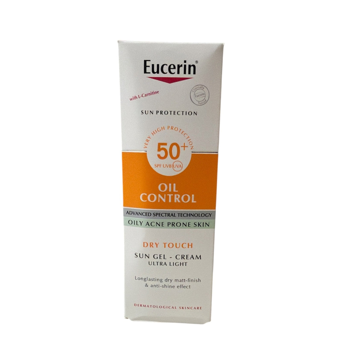 Eucerin Oil Control Dry Touch Sun Gel SPF50+ for Acne-Prone Skin