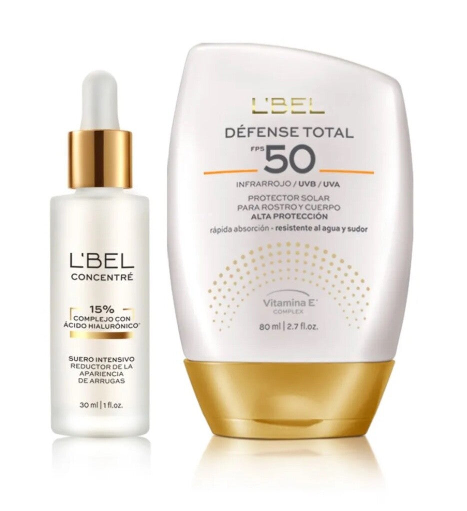 Facial Serum and Sunscreen Set - Hyaluronic Acid & SPF 50 for Radiant Skin