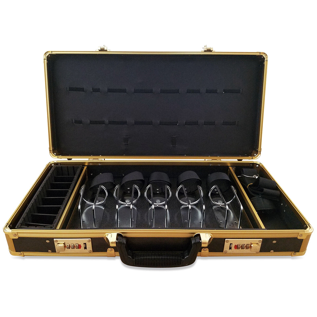 Professional Barber Lock Case Organizer for Clippers & Styling Tools