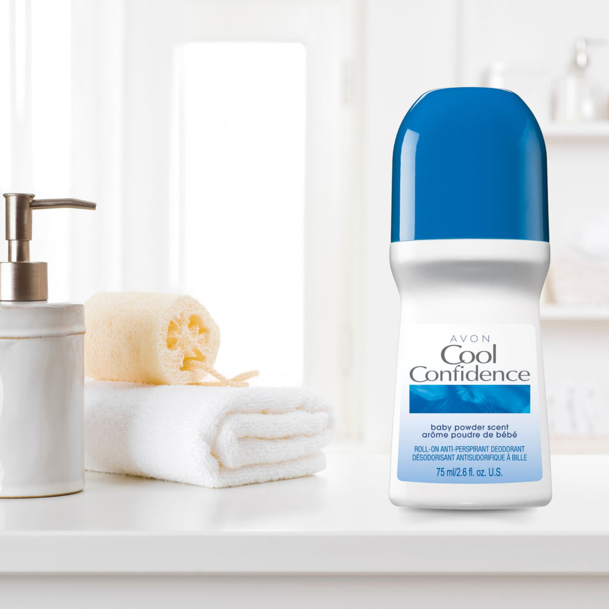 Antiperspirant Deodorant Roll-On for Men and Women - Long-Lasting Freshness 2.6 fl oz (6-Pack)