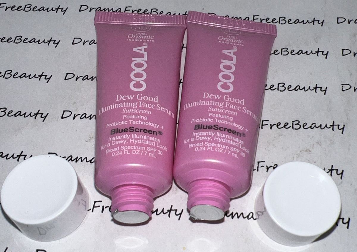 Coola Dew Good SPF 30 Illuminating Serum Sunscreen Duo Travel Minis