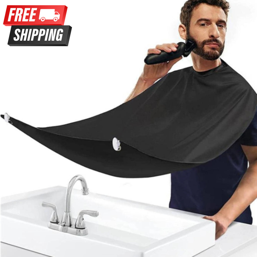 Waterproof Shaving Apron Beard Catcher Cape for Men Bathroom Grooming