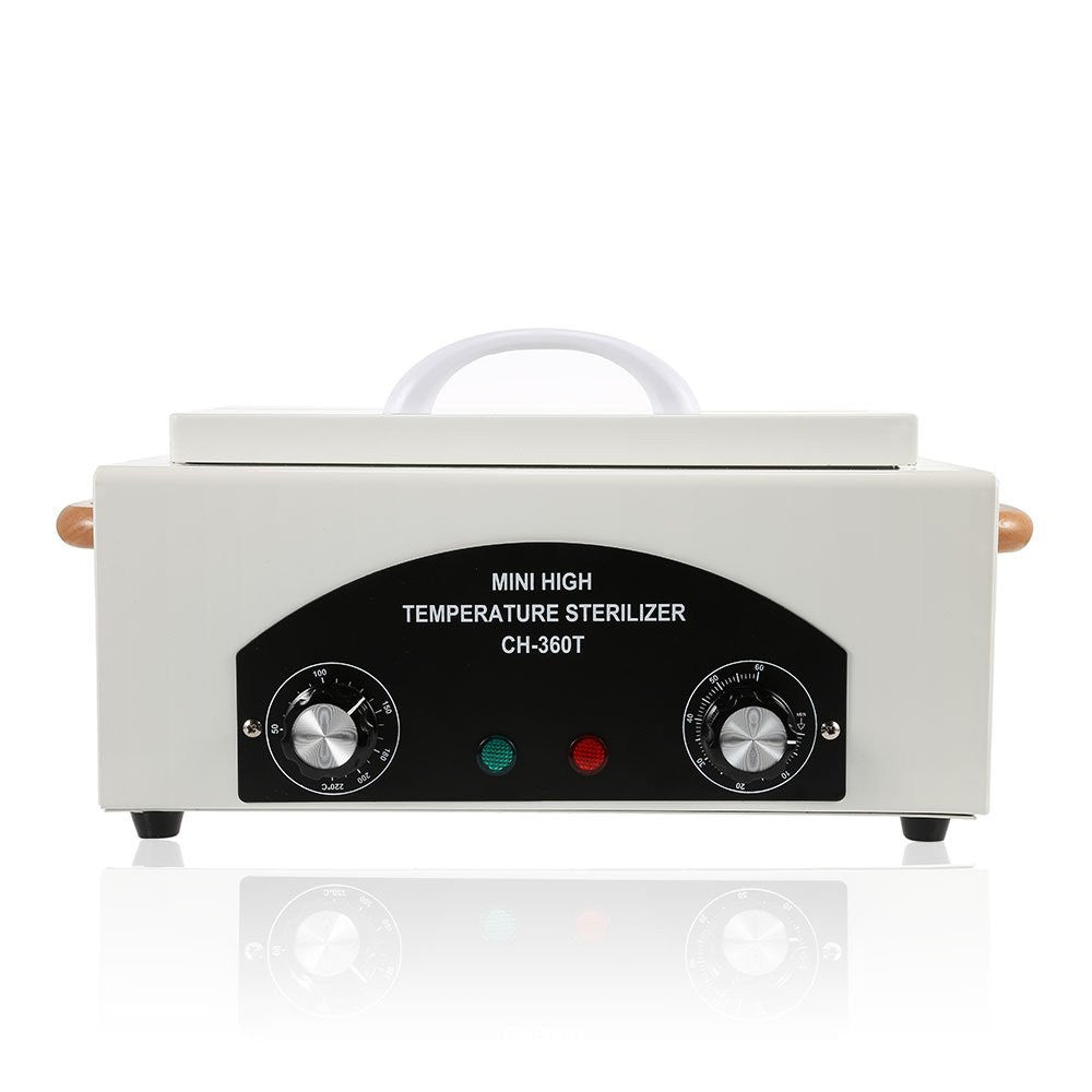 High Temperature Metal Tool Cleaning Box 110V 300W with Timer for Manicure Pedicure